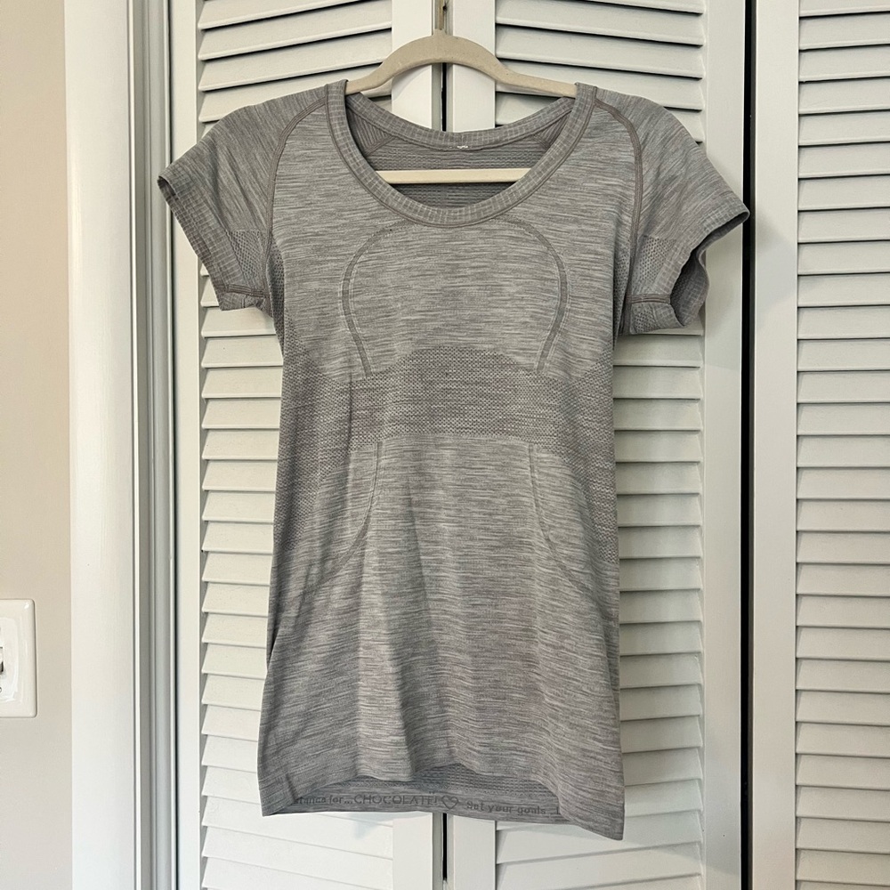 Gray Lululemon Top